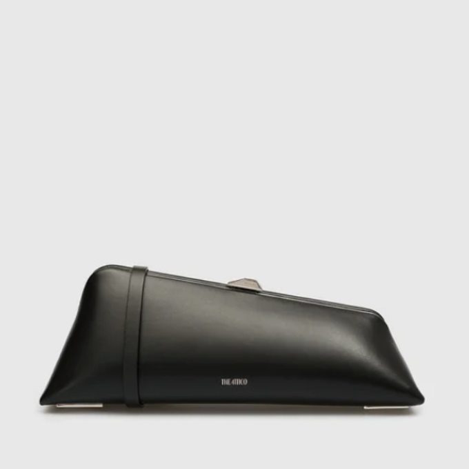 The Attico Long Night Clutch - Black